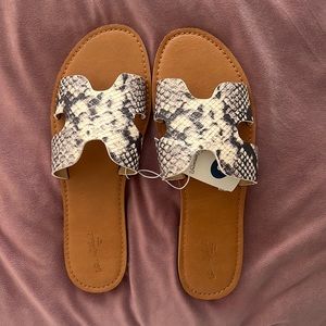 Snakeskin Sandals